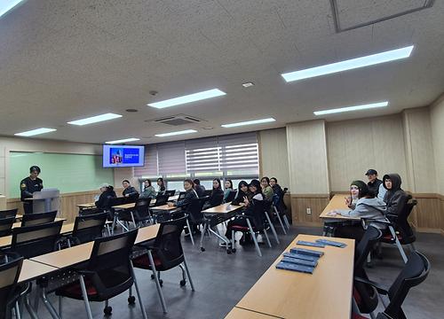 영어권 유학생 도서관 이용교육 참석